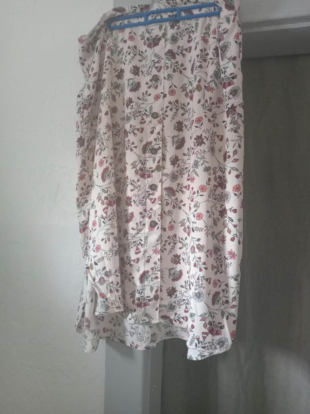Midi Floral Boho Skirt